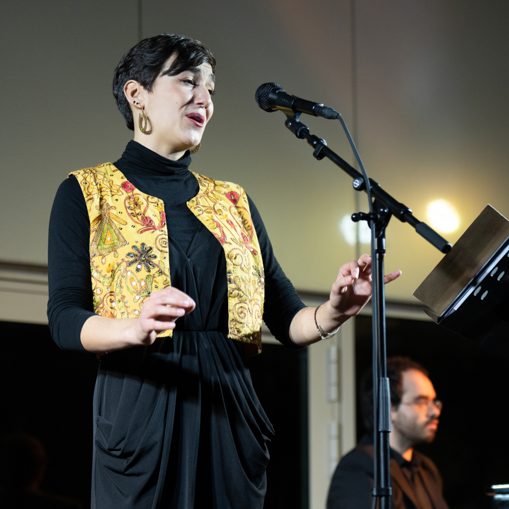 Clara Barbier Serrano performs opera at Hayy Jameel in Jeddah